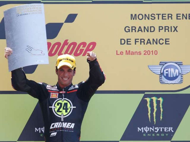 Elías ha conseguido en Francia su segunda victoria consecutiva de Moto2, lo que le sitúa como líder provisional.