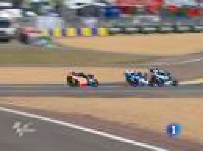 Los pilotos españoles han vuelto a copar el podio de 125cc en Le Mans.