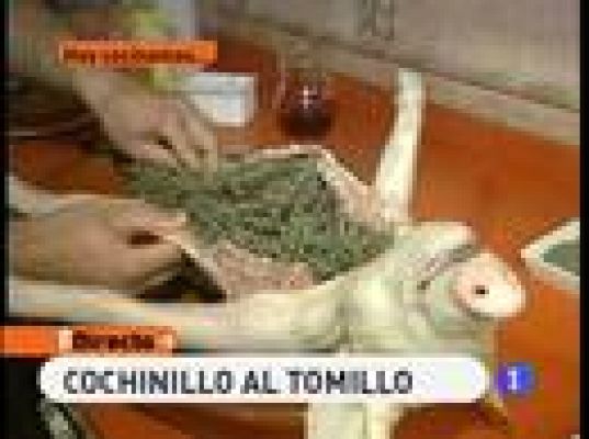 Cochinillo al tomillo