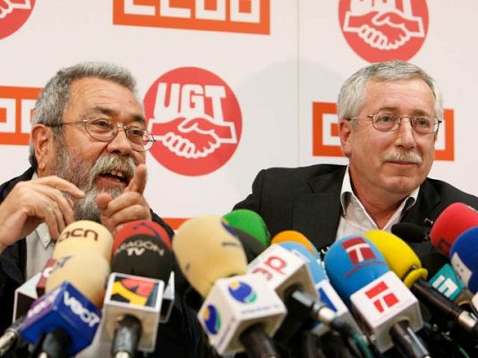  - Sindicatos hablan de huelga general