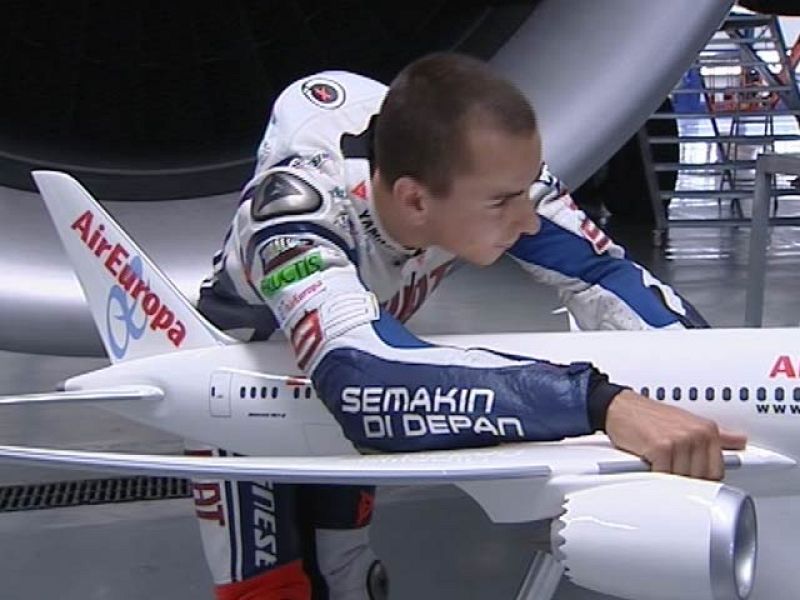  El piloto español Jorge Lorenzo (Yamaha) ha firmado un acuerdo de  colaboración con una aerolínea que tiene su sede en Mallorca.