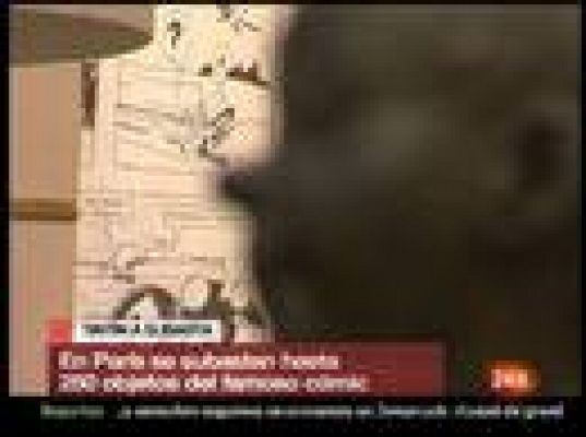 El cómic en RTVE.es - Subasta de 250 objetos de Tintín