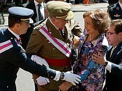 Tropezón de la Reina en el Día de las Fuerzas Armadas