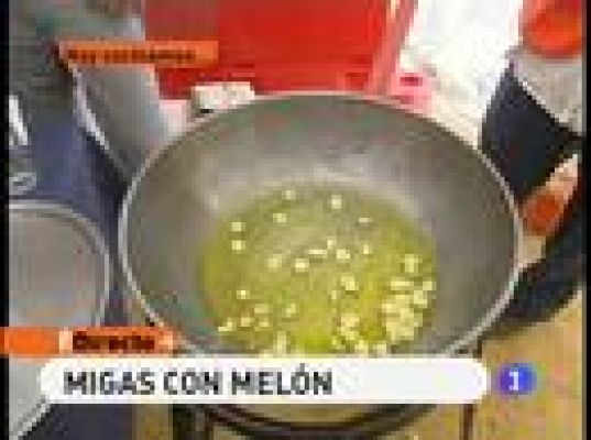 Migas con melón