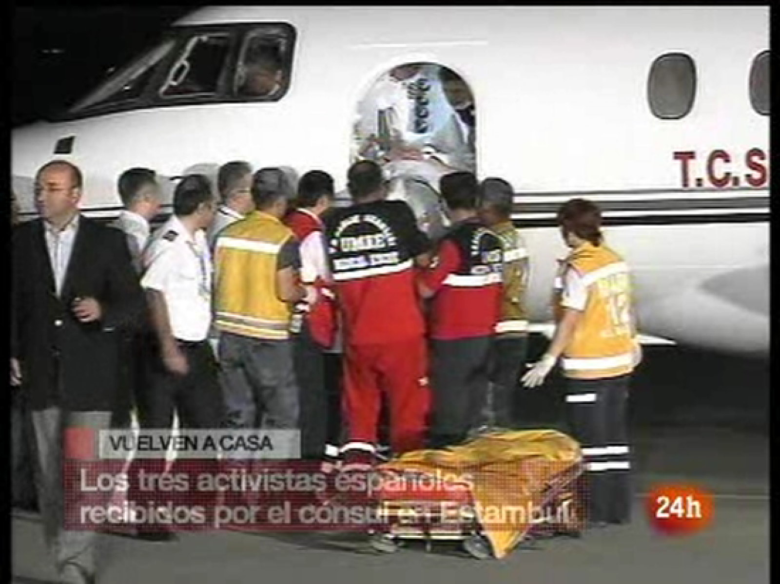 Llegan a Estambul los tres aviones con los activistas retenidos