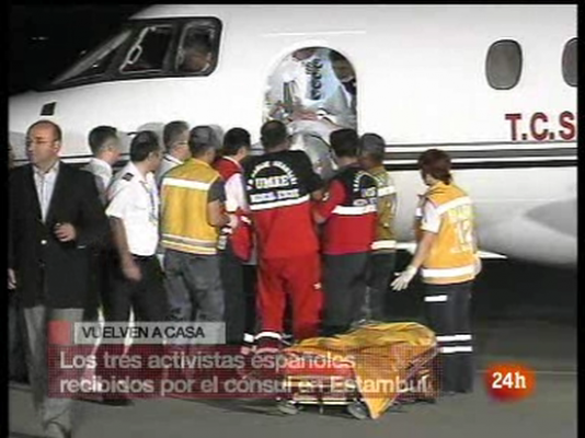  - Llegada de activistas retenidos