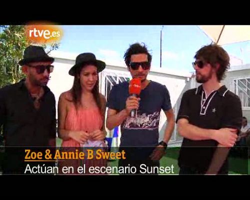 Zoé y Annie B.Sweet en Rock in Rio