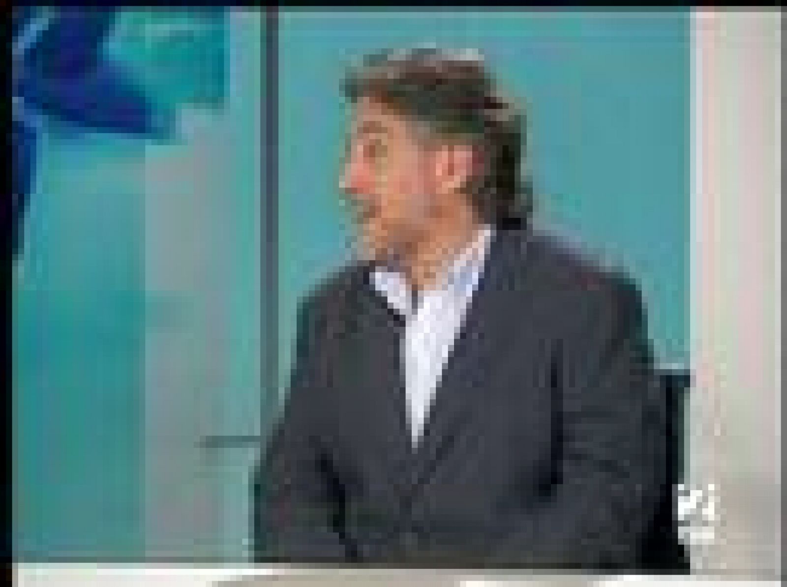 El entrenador de la selección española de baloncesto, Pepu Hernández, es entrevistado en Teledeporte 2.