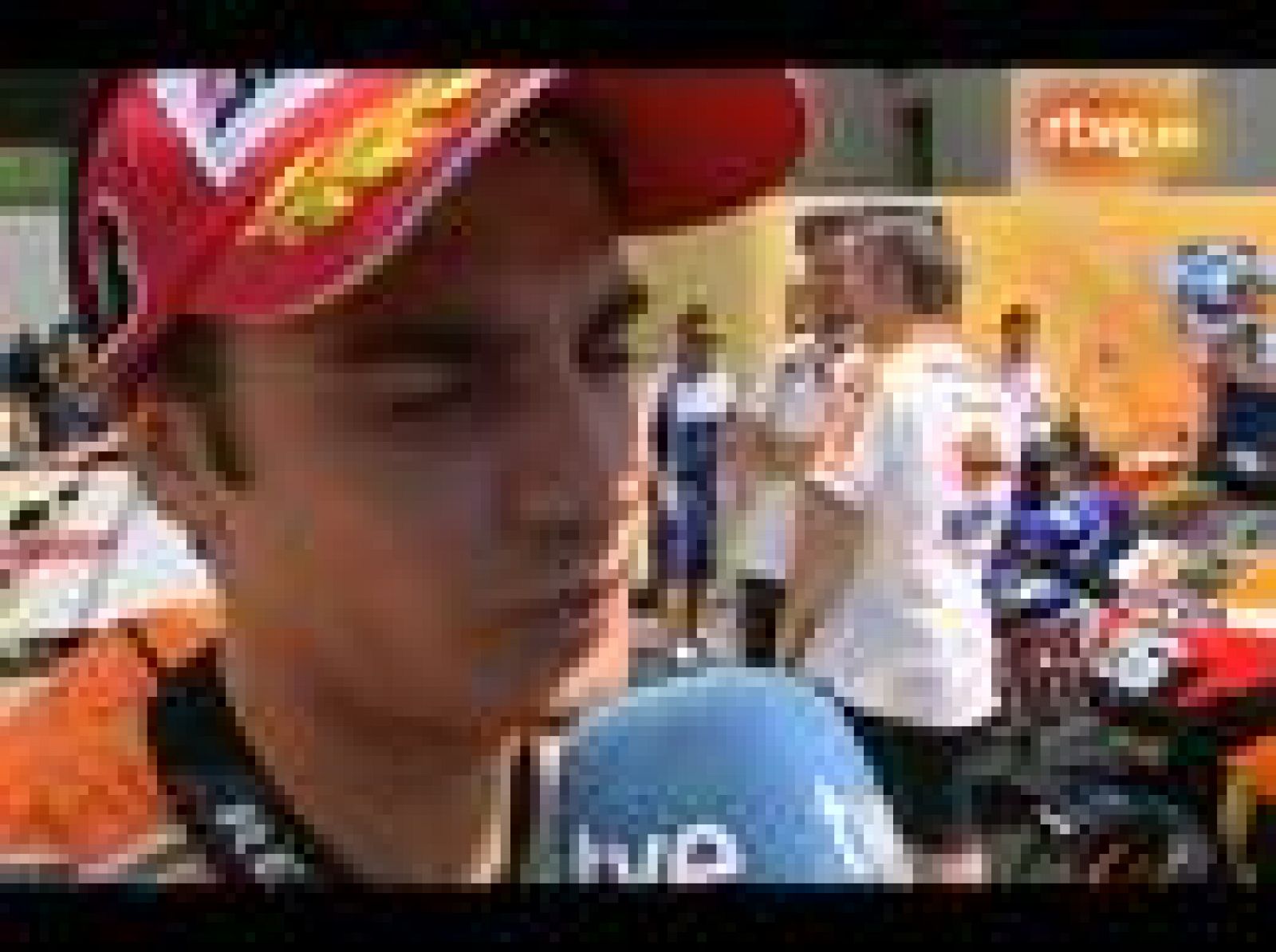 Dani Pedrosa ha podido disfrutar de ser el primero en cruzar la bandera a cuadros después de todos los problemas que él y su equipo han tenido con la Honda.