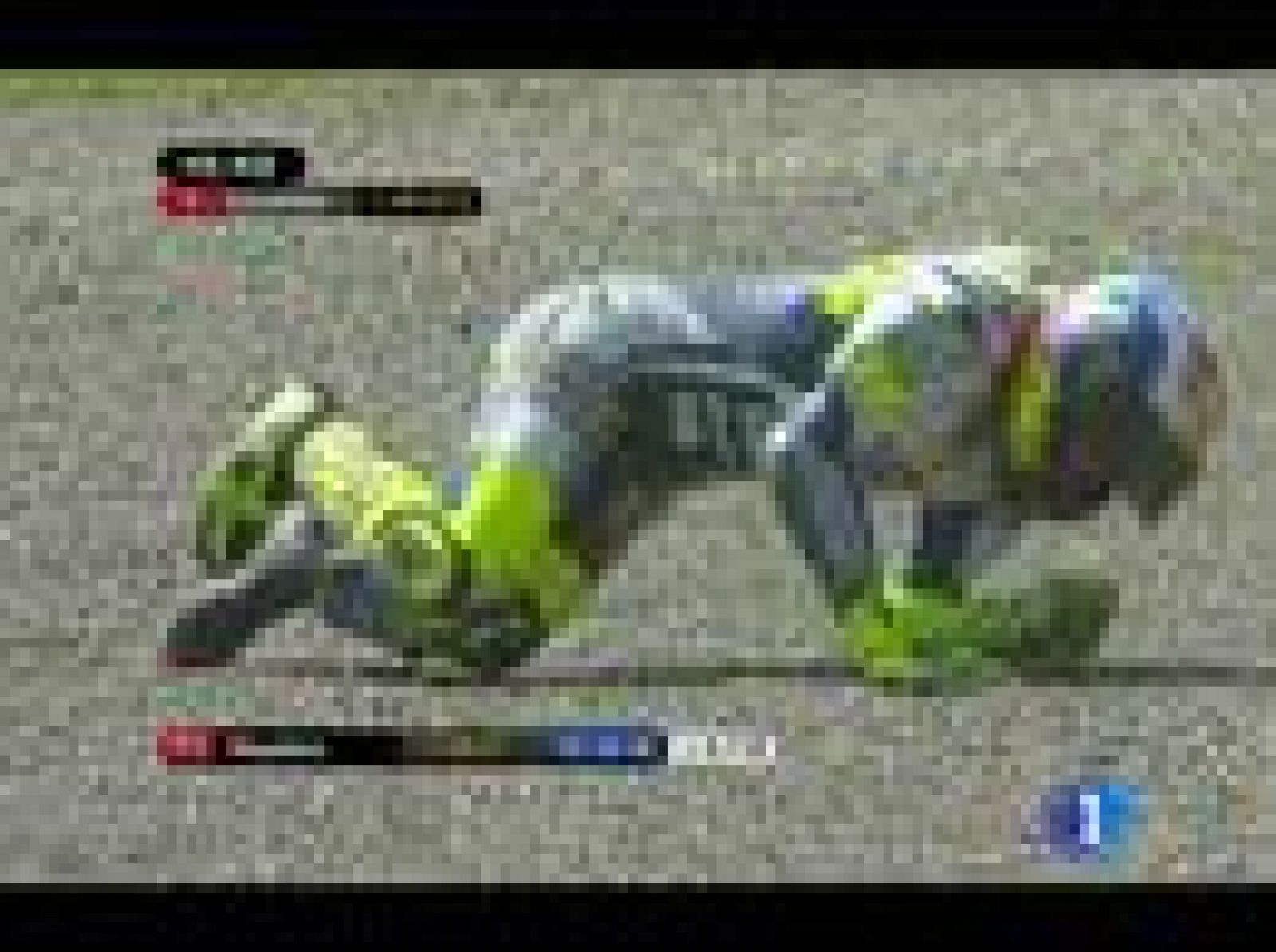 Las muestras de apoyo a Valentino Rossi se sucedieron en Mugello.