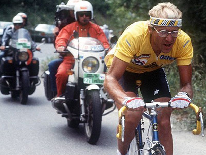 Laurent Fignon se ganó el apodo de El profesor a causa de su imagen, con gafas y coleta, en contraste con la dura imagen que ofrecía Bernard Hinault. En el Tour de Francia 1984, Fignon tuvo en frente al gran Bernard Hinault, que había cambiado de equ