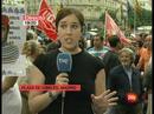  - Manifestación de funcionarios