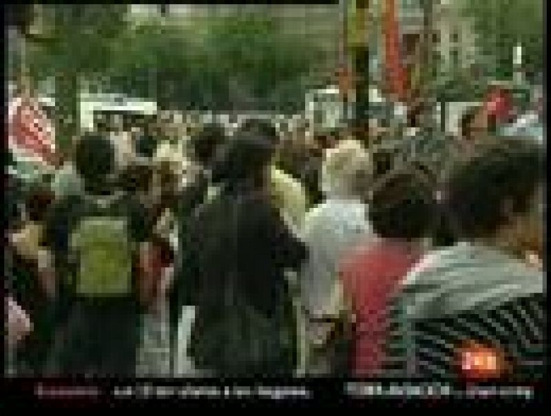 Manifestación en Madrid contra el recorte del Gobierno