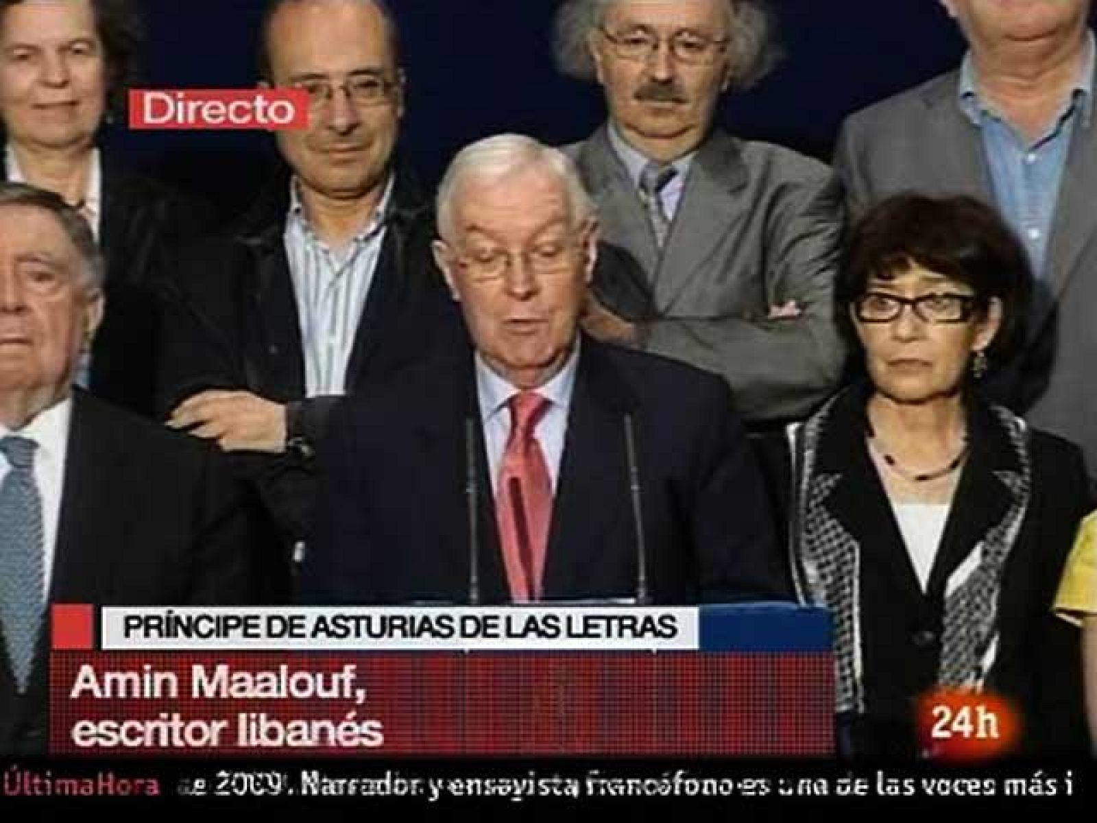 Anuncio del Príncipe de Asturias de las Letras 2010 a Amin Maalouf - Premios Princesa de Asturias | Ver