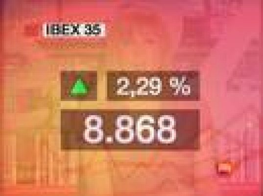 El Ibex 35 sube un 2,29%