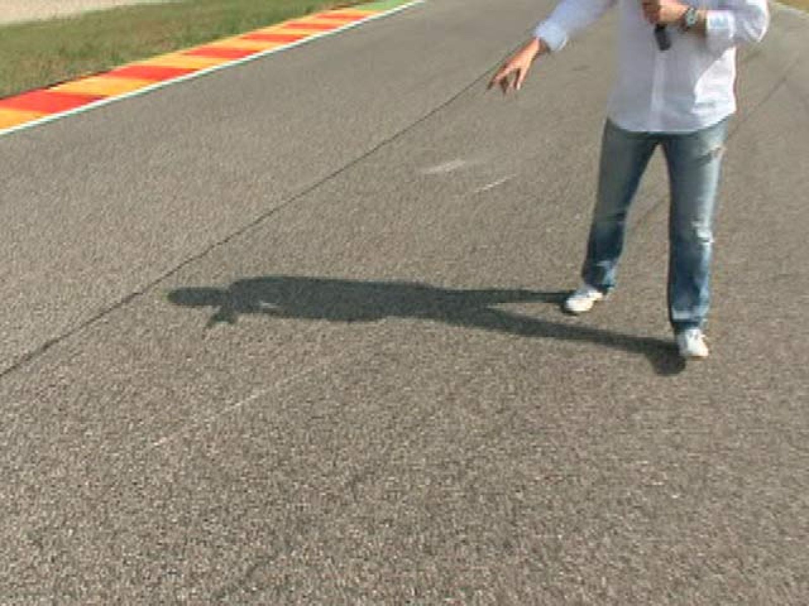 El programa 'Paddock GP' quiso volver al lugar donde se produjo la caída de Valentino Rossi.