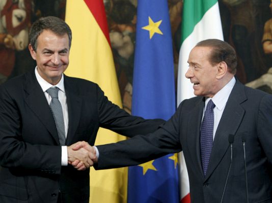 Zapatero se reune con Berlusconi