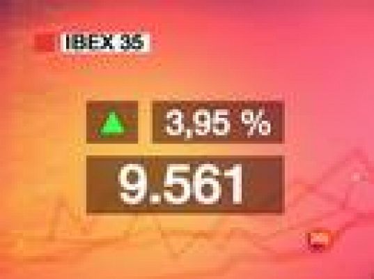 El Ibex 35 sube un 3,95%