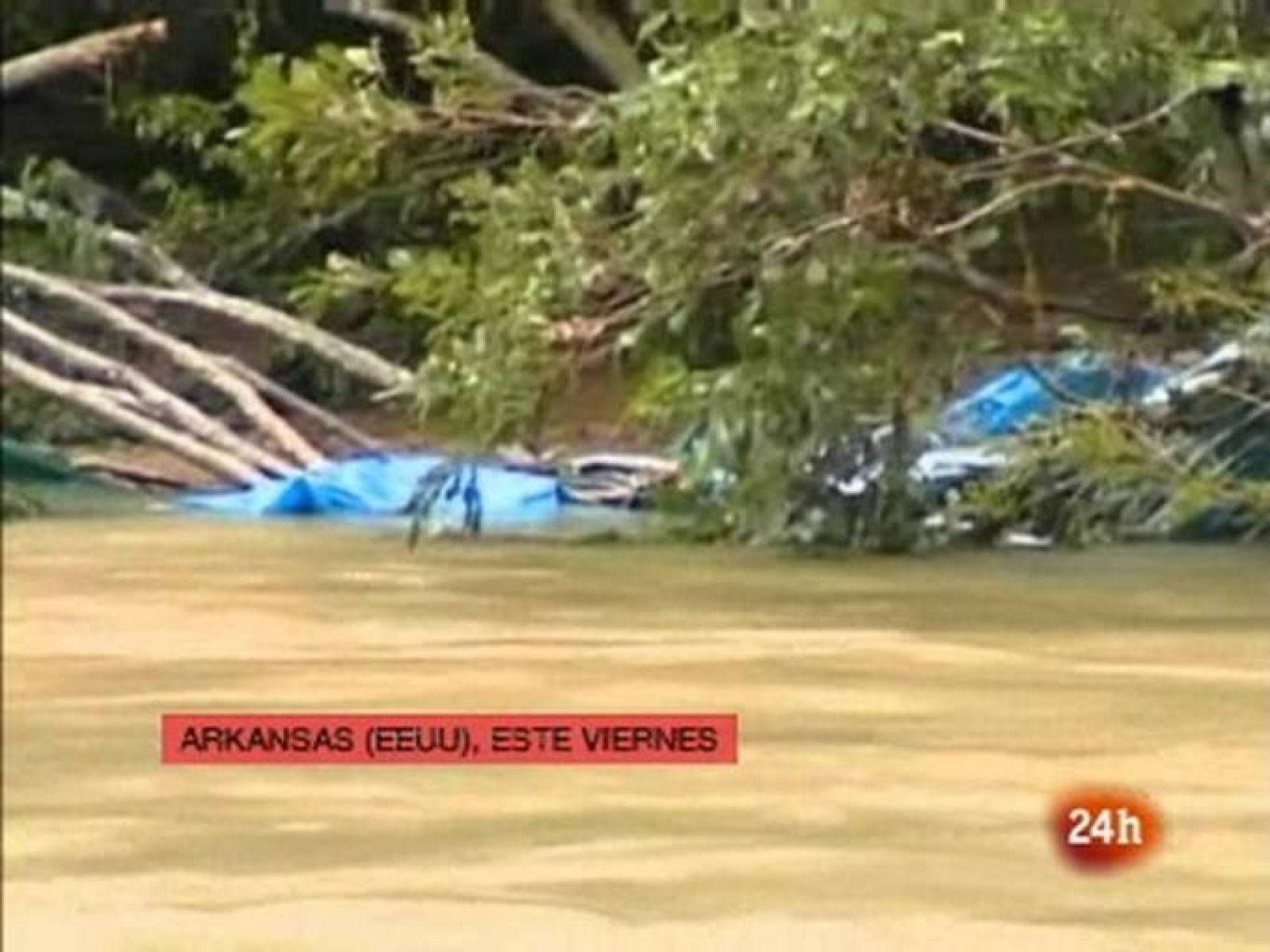 Sin programa: Inundación de  camping en Arkansas | RTVE Play