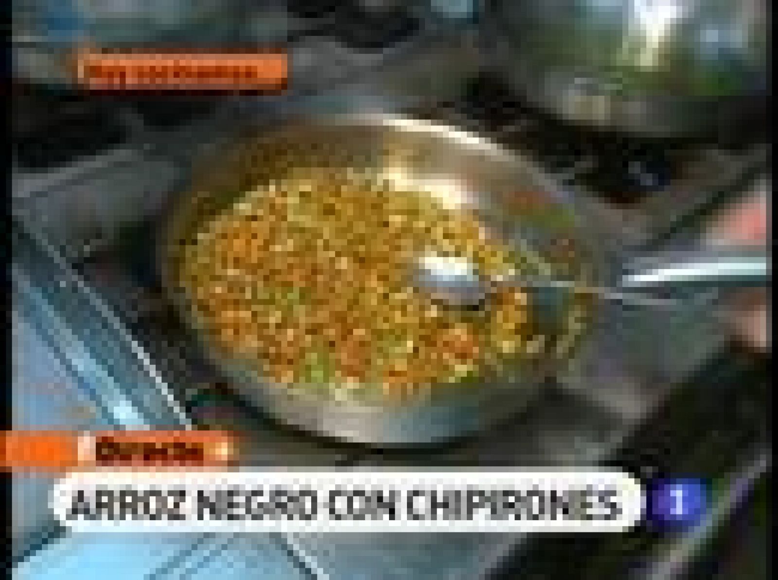 España Directo - Arroz negro con chipirones - RTVE Cocina | Ver