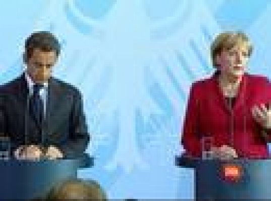 Reunión de Merkel y Sarkozy