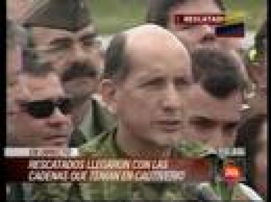  - 4 liberados por las FARC en Bogotá