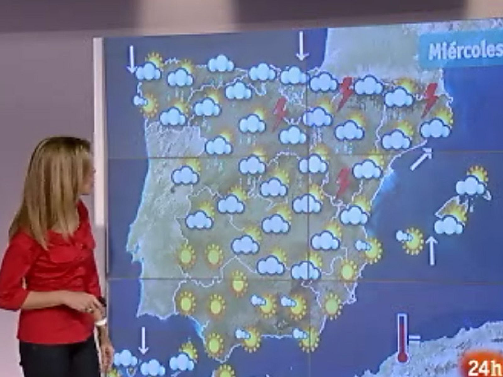 Fuertes lluvias en el Cantábrico