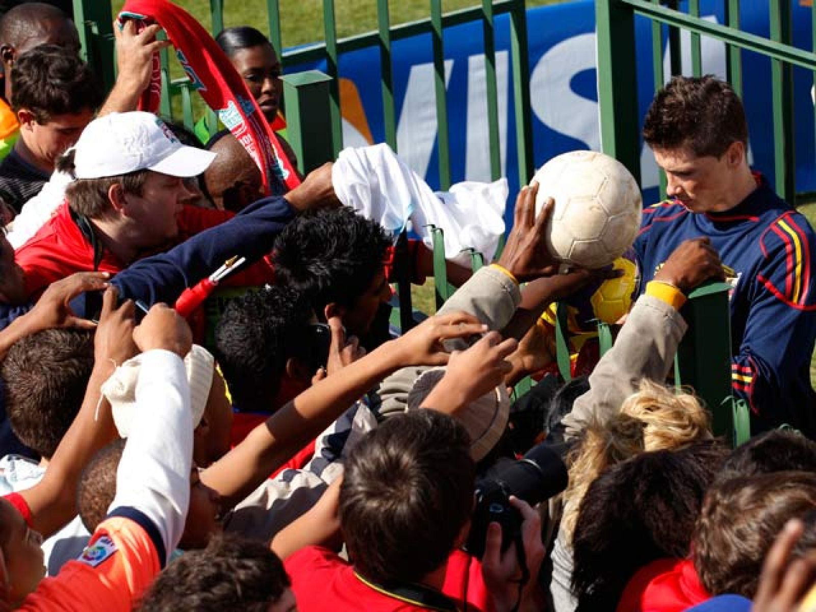 En Soweto, hay muchos seguidores de Fernando Torres.