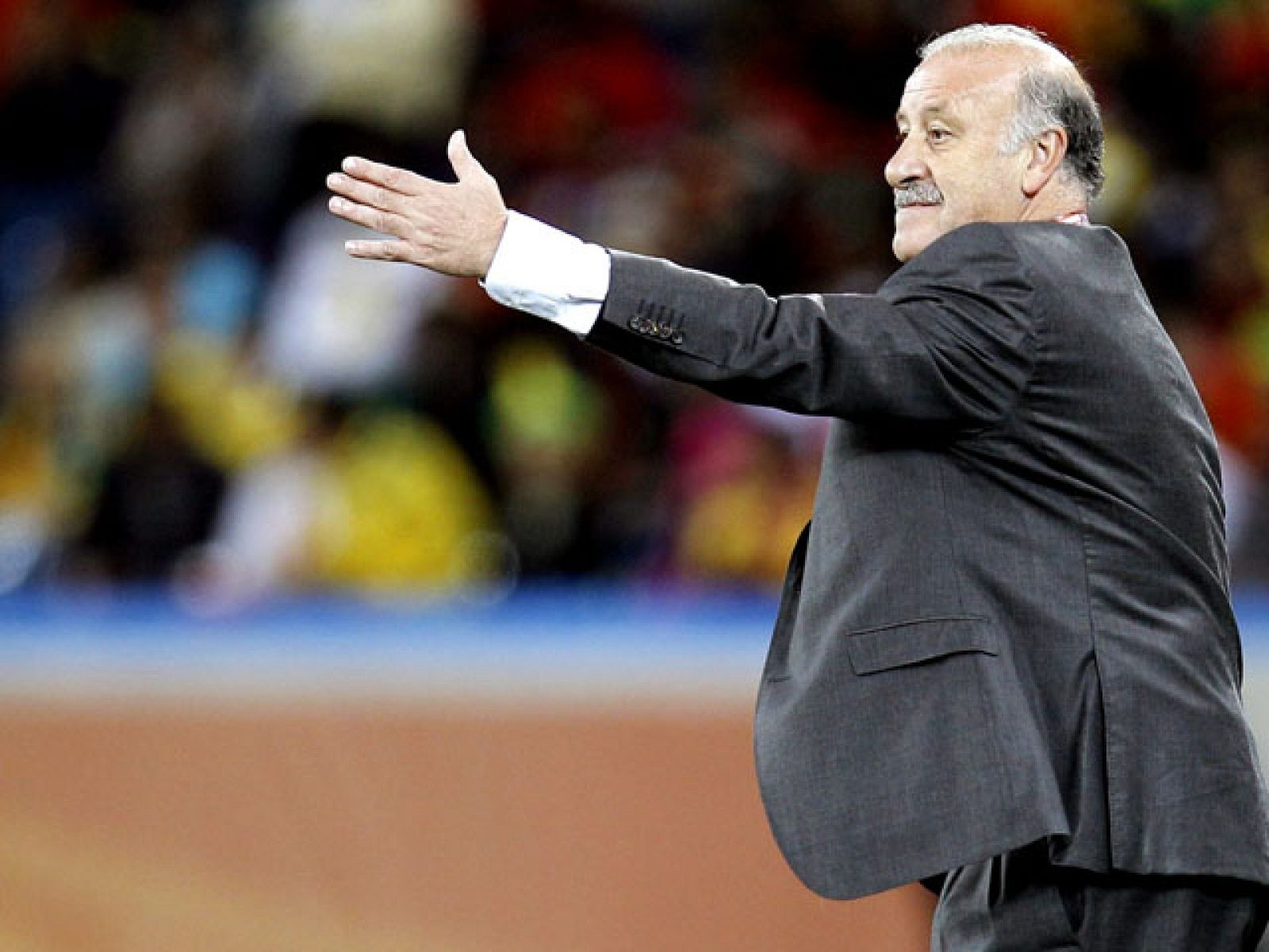  Tristeza y desolación entre los jugadores españoles tras perder el primer partido de España en el Mundial de Sudáfrica.