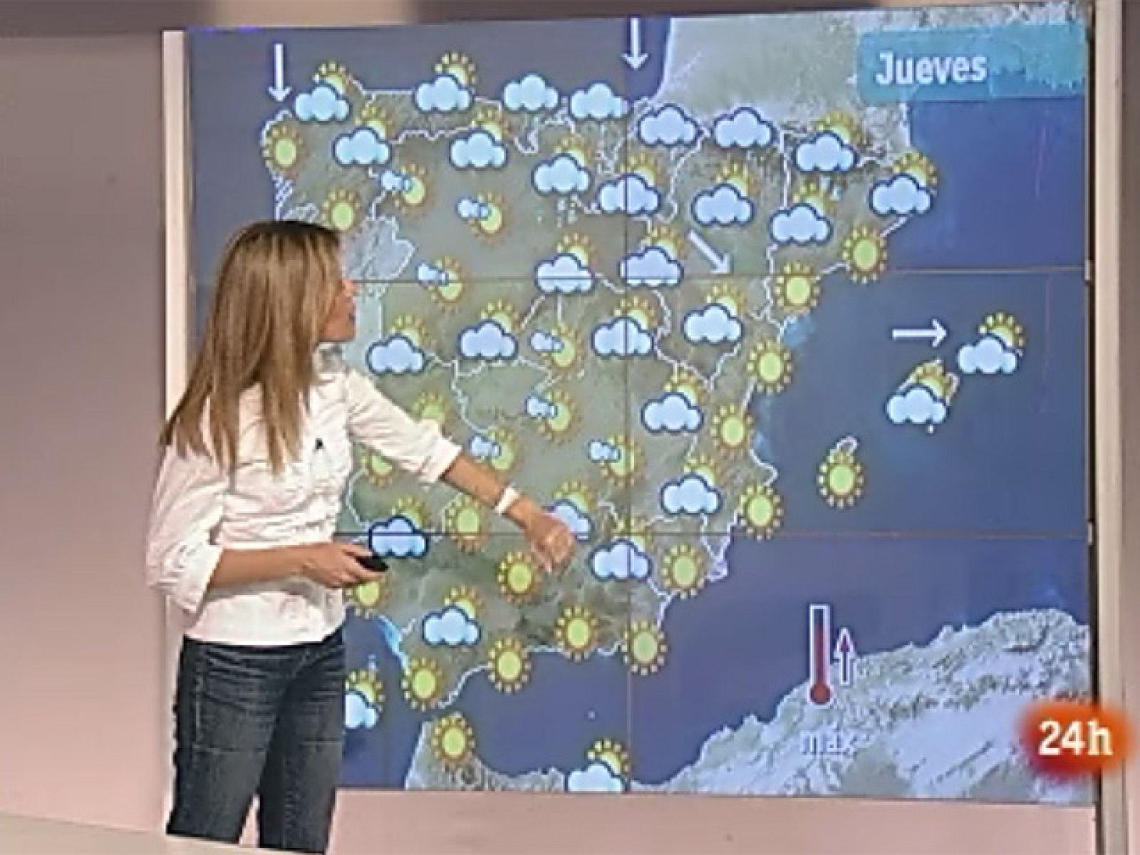 Temperaturas máximas en ligero ascenso en Península y lluvia en el País Vasco