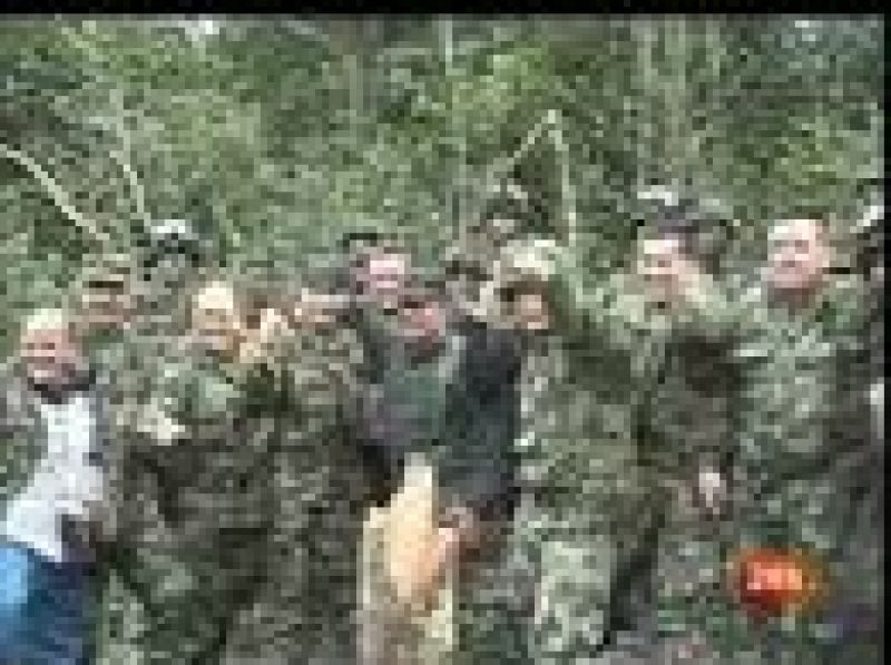 Difunden el rescate de los rehénes de las FARC