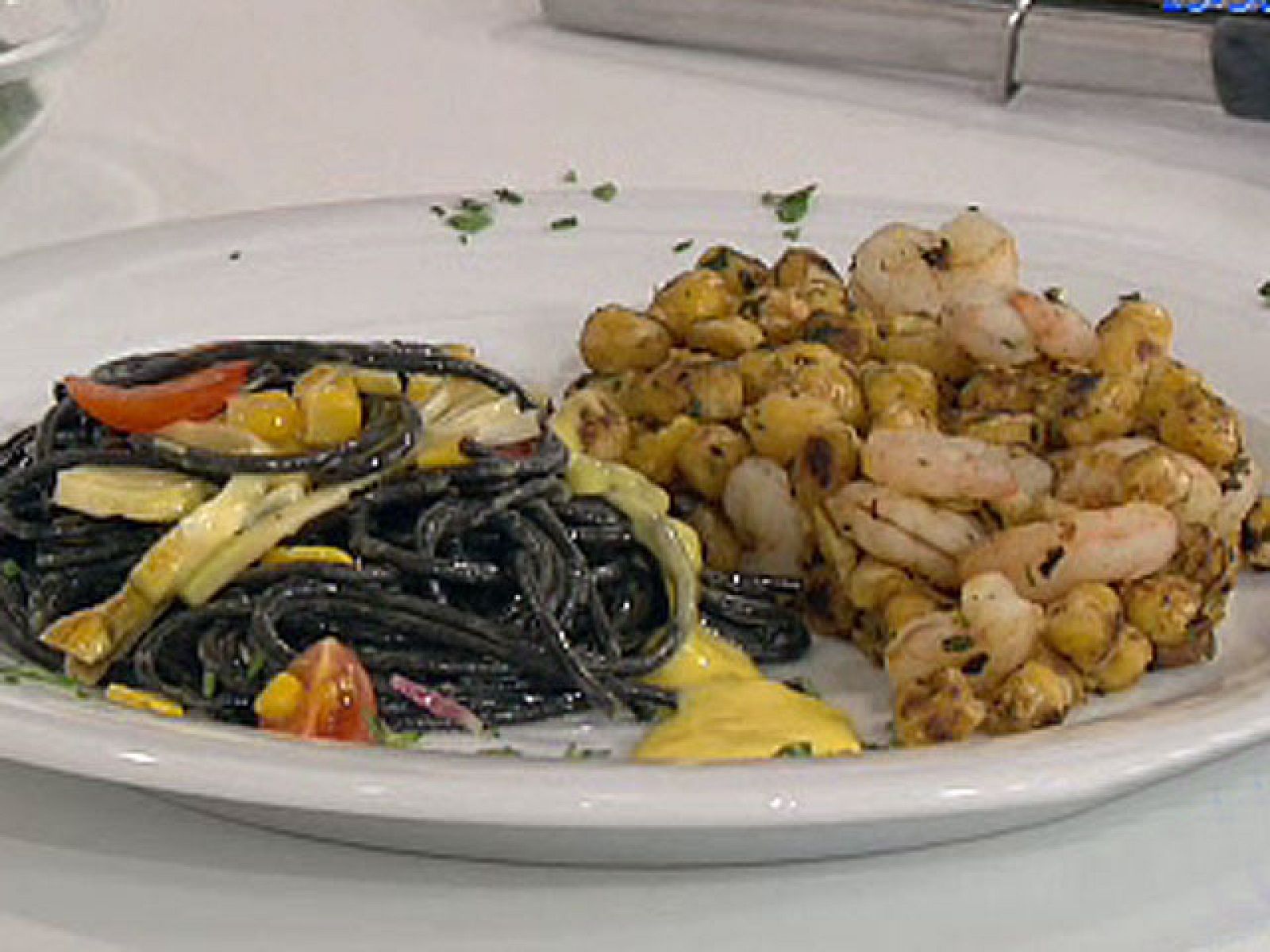 Saber comer Garbanzos fritos con gambas (17/06/10) RTVE.es