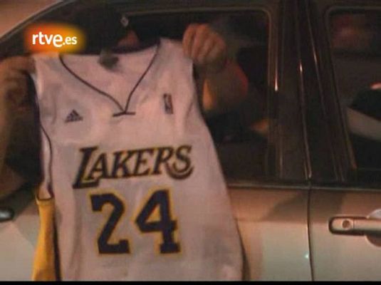 Baloncesto en RTVE - Celebración de Los Ángeles Lakers