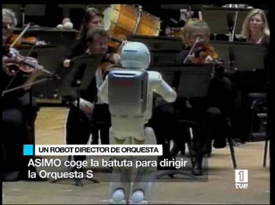 El robot Asimo dirige una orquesta