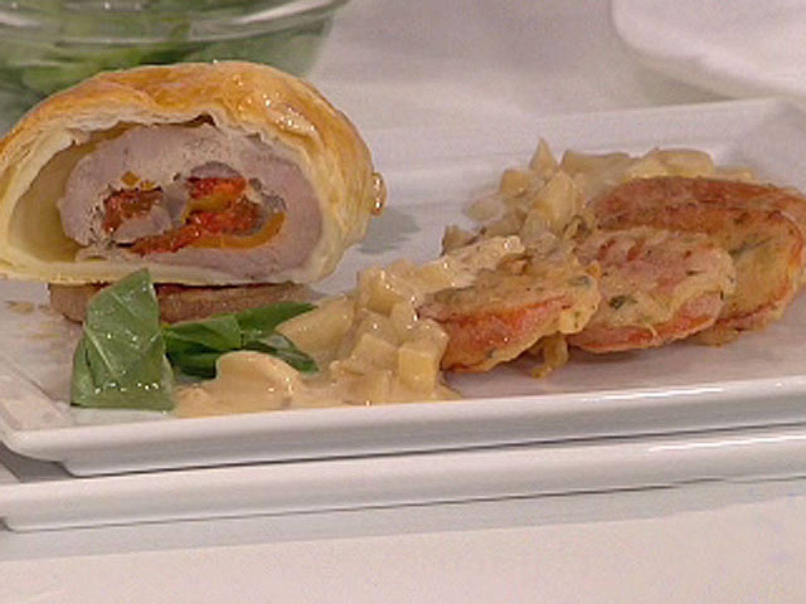 Saber cocinar - Escalopes de cerdo rellenos - RTVE Cocina | Ver