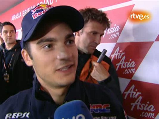  - Susto de Dani, 'pole' de Lorenzo