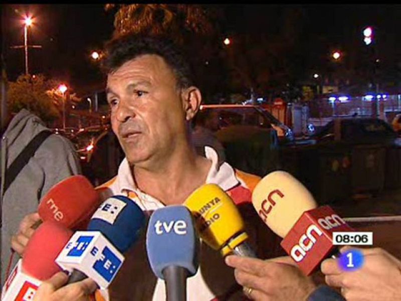 "La vía estaba llena de gente"