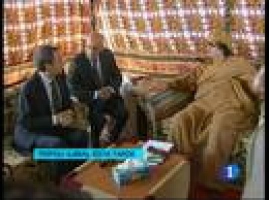  - Primer viaje de Zapatero a Libia