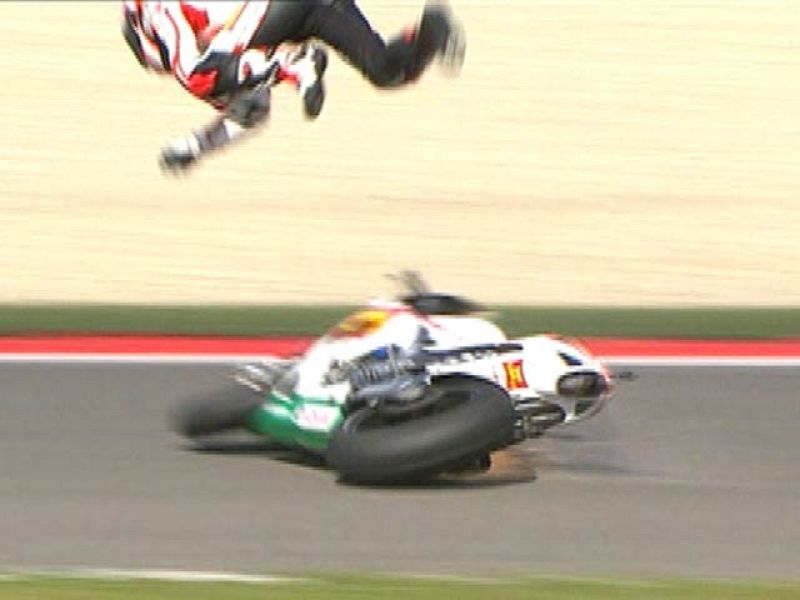 Melandri ha sufrido una dura caída en los segundos entrenamientos libres de Assen y no podrá participar en la carrera.