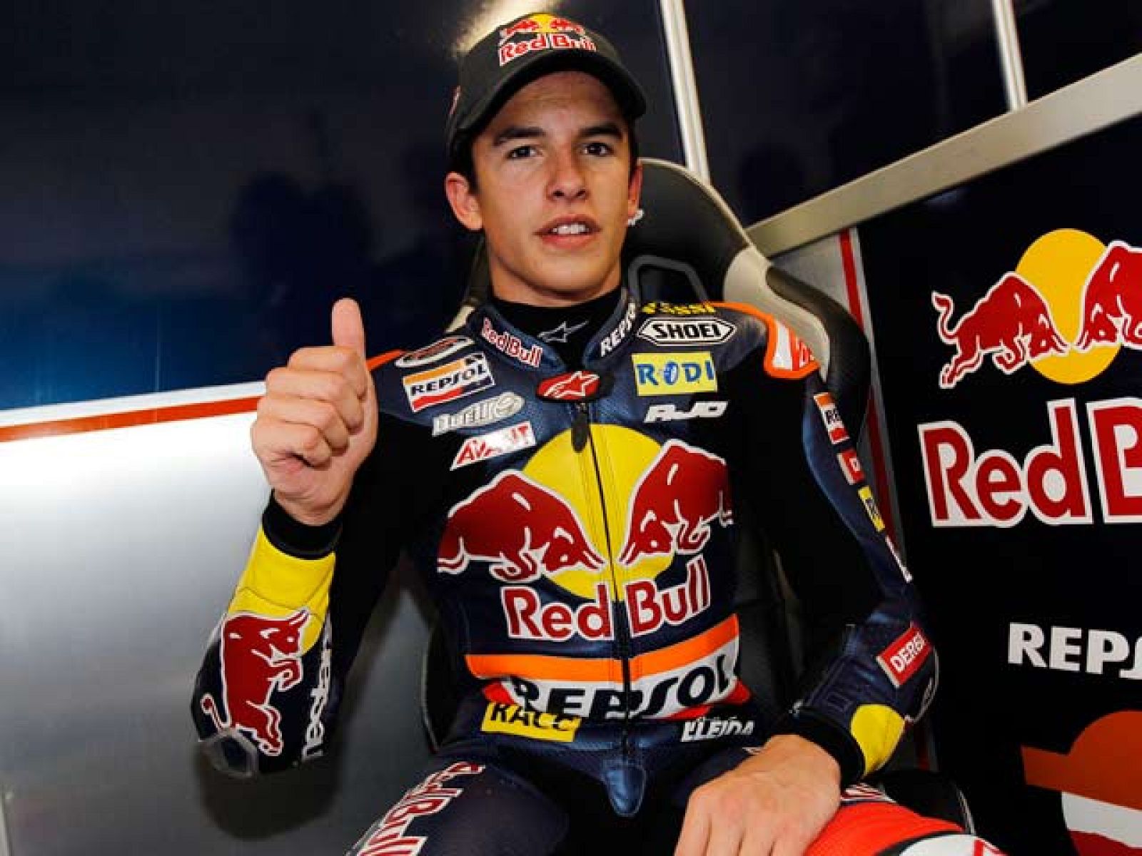 El piloto de 125cc Marc Márquez siempre ha estado muy bien acompañado en el Mundial.