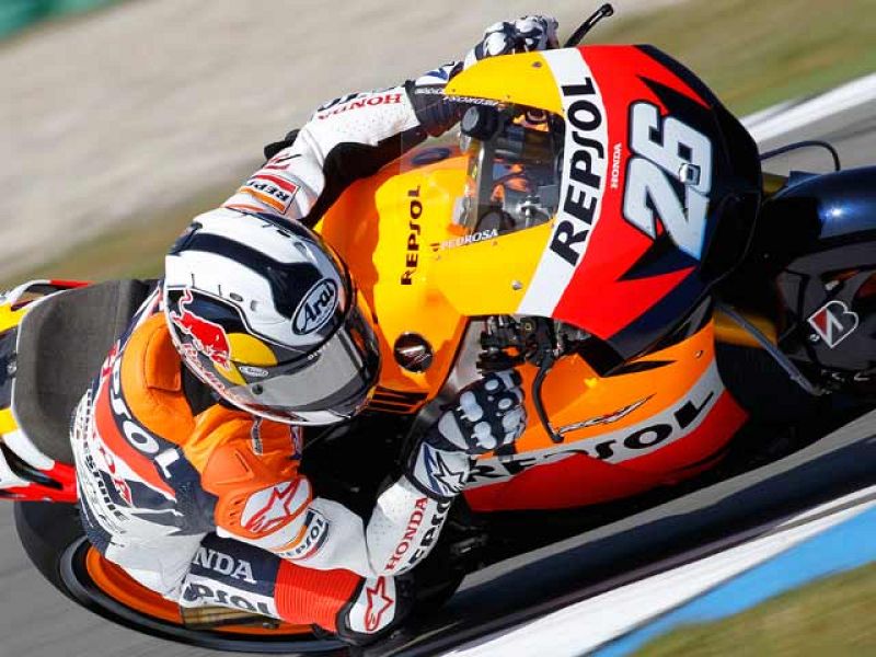 Dani Pedrosa recuerda la caída de 2009 en el circuito de Assen.
