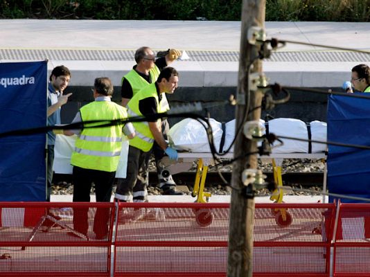 La estación de Castelldefels vive su primer fin de semana tras el accidente