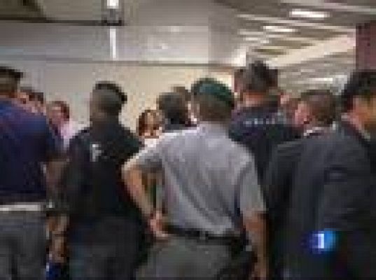  - Caliente recibimiento a la 'azzurra