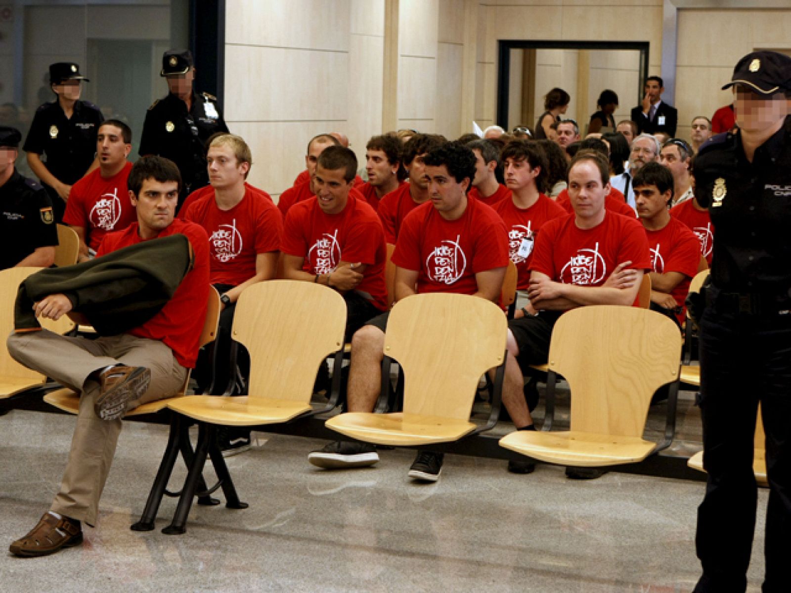 Comienza el juicio contra 18 jóvenes acusados de pertenecer a la organización juvenil ilegalizada, SEGI