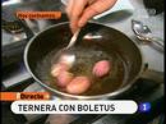 Ternera con boletus