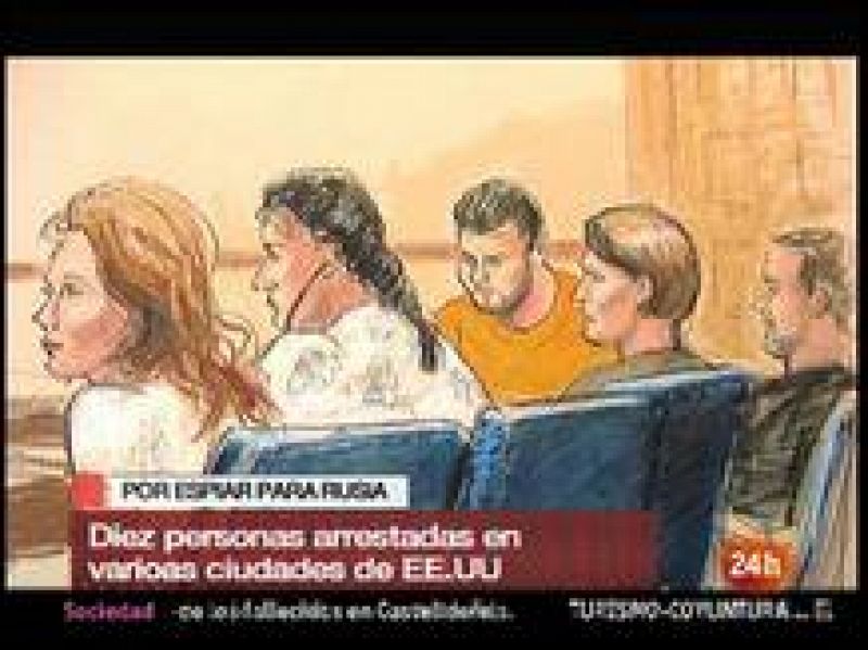   EE.UU. ha detenido a diez personas, acusadas de espiar para el Gobierno ruso. Una undécima ha sido detenida por las autoridades chipriotas. A los arrestados se les acusa de asumir identidades falsas, conspirar para actuar como agentes ilegales y bl