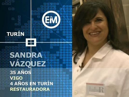 Españoles en el mundo - Turín - Sandra