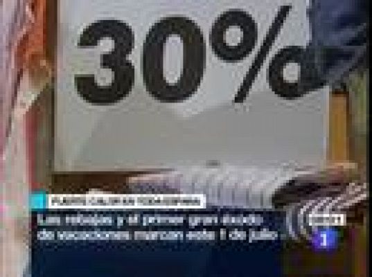 Telediario 1 - Telediario en 4' - 01/07/10