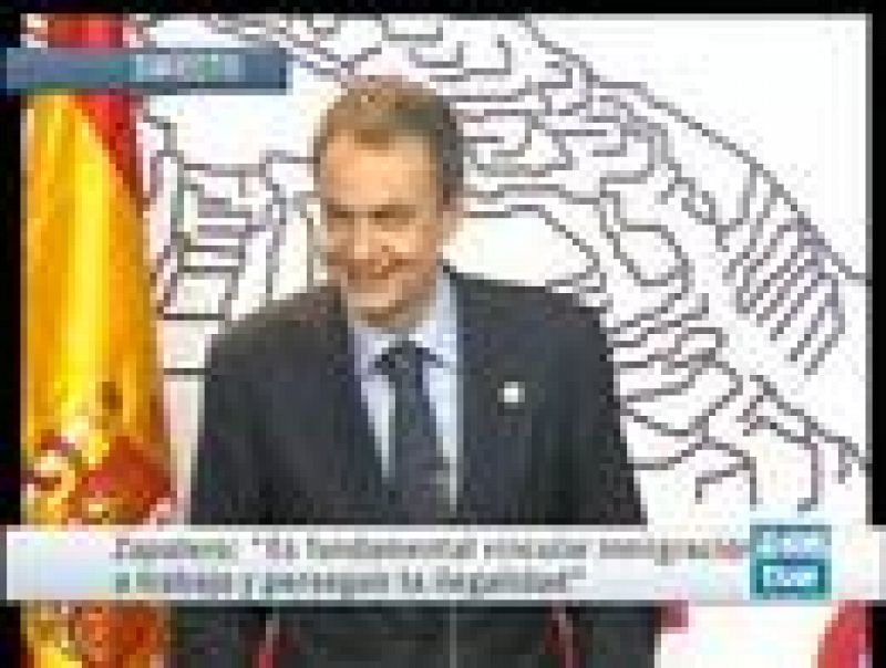  Zapatero habla sobre las relaciones entre la Unión Europea y la Comunidad Andina.