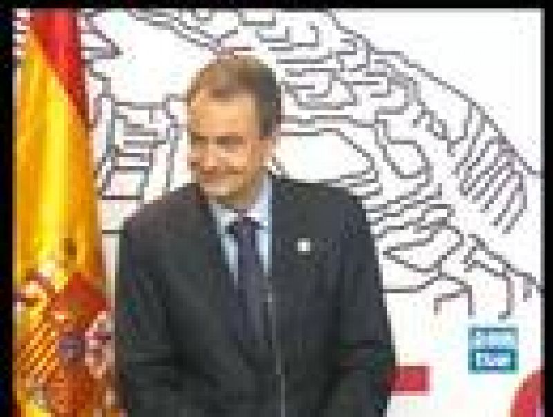  Zapatero cree  que es bueno que Ibarretxe sea optimista.